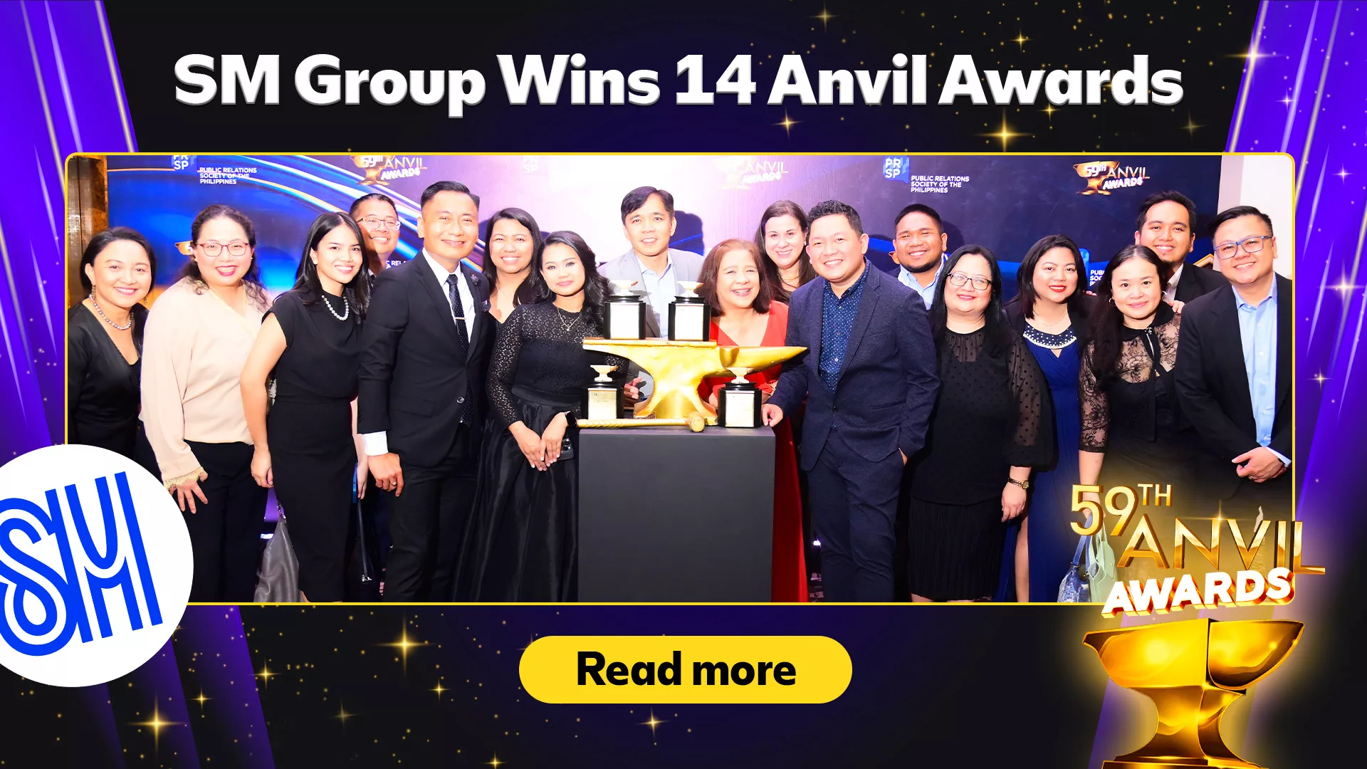 SM Group Wins 14 Anvil Awards!