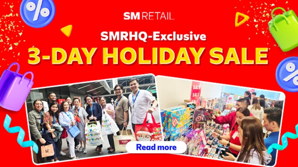 Employees enjoy SM Retail Headquarters’ Exclusive 3-Day Holiday Sale!