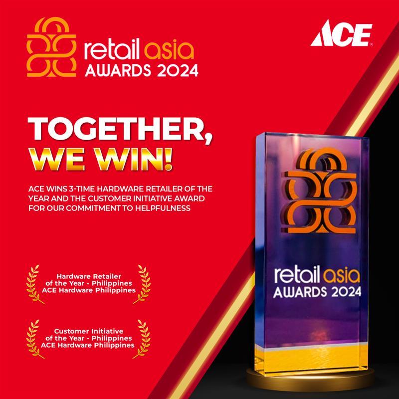 Ace Hardware Stores SM Retail affiliates retail Asia Awards 2024
