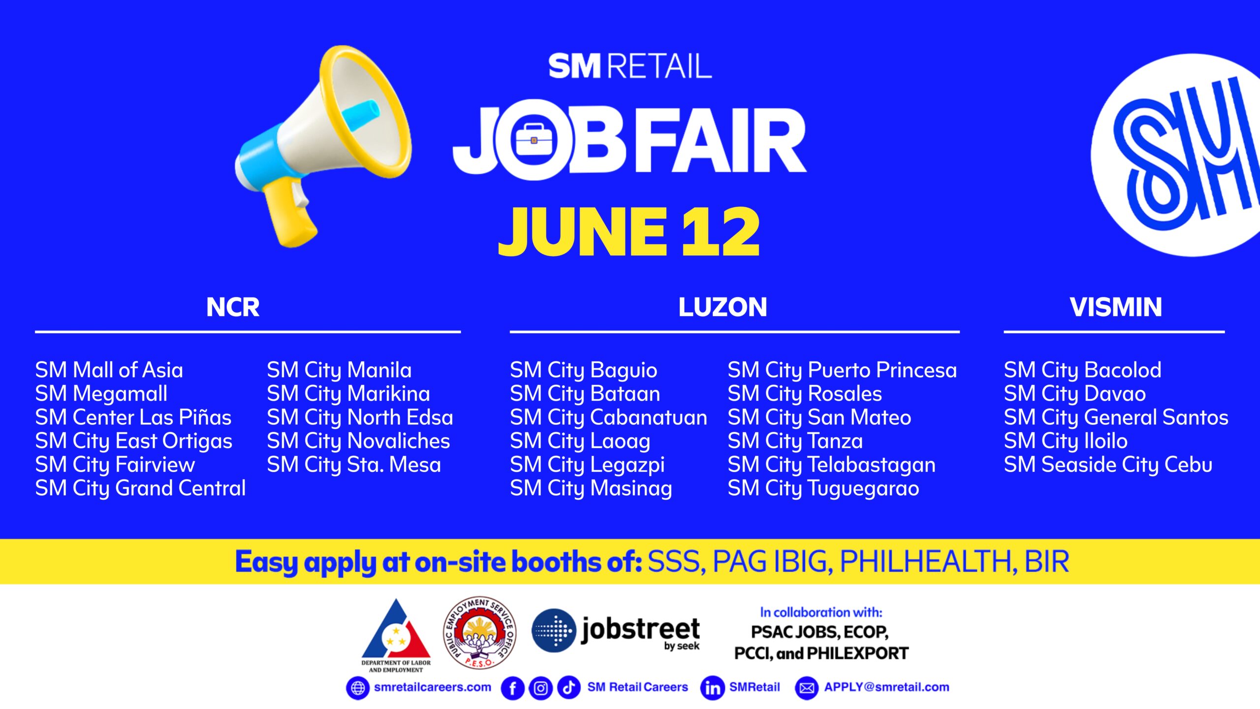 Don’t Miss: SM Retail June 2025 Job Fair Schedules