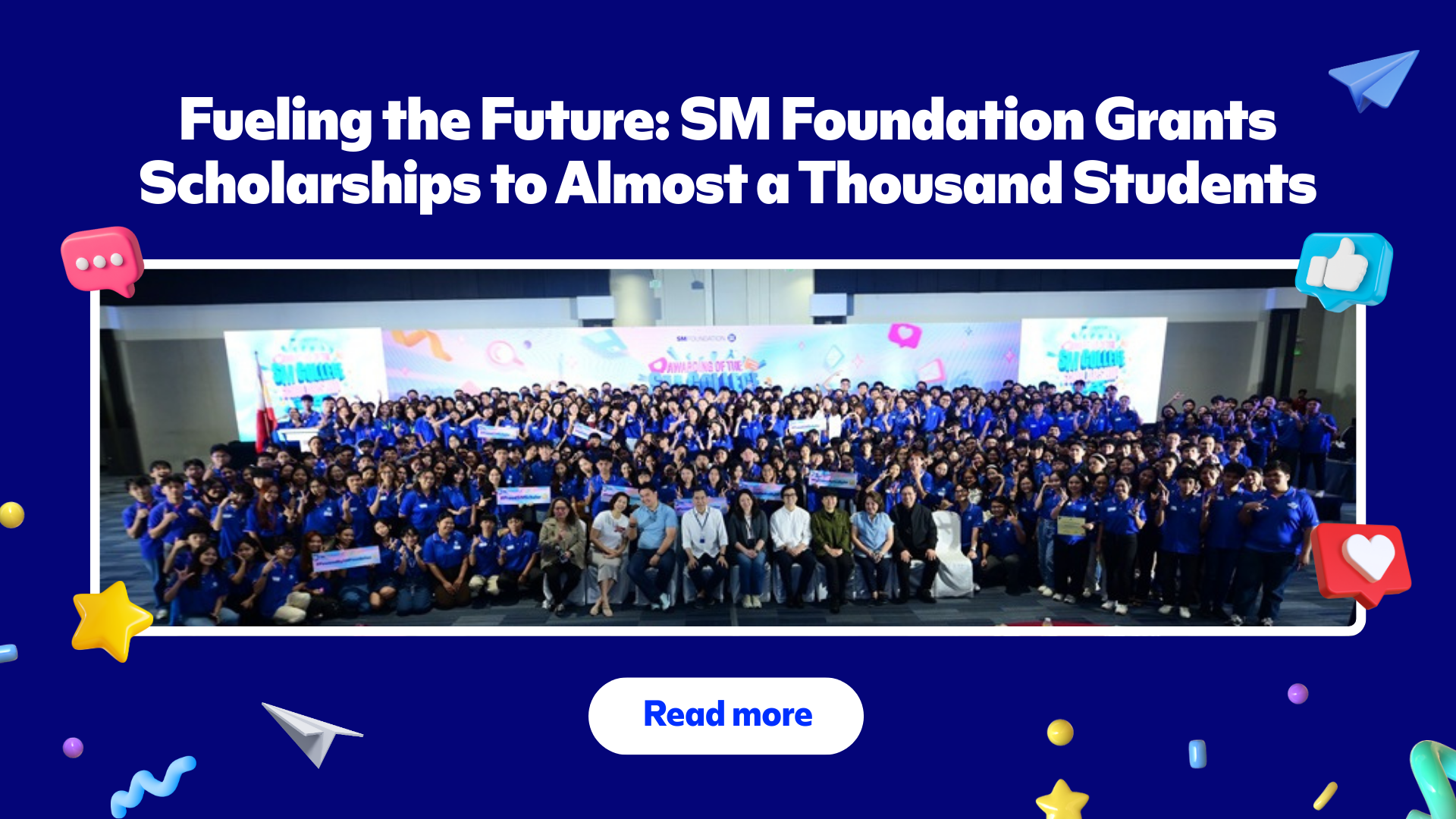 Fueling the Future: SM Foundation Grants Scholarships to Almost a Thousand Students
