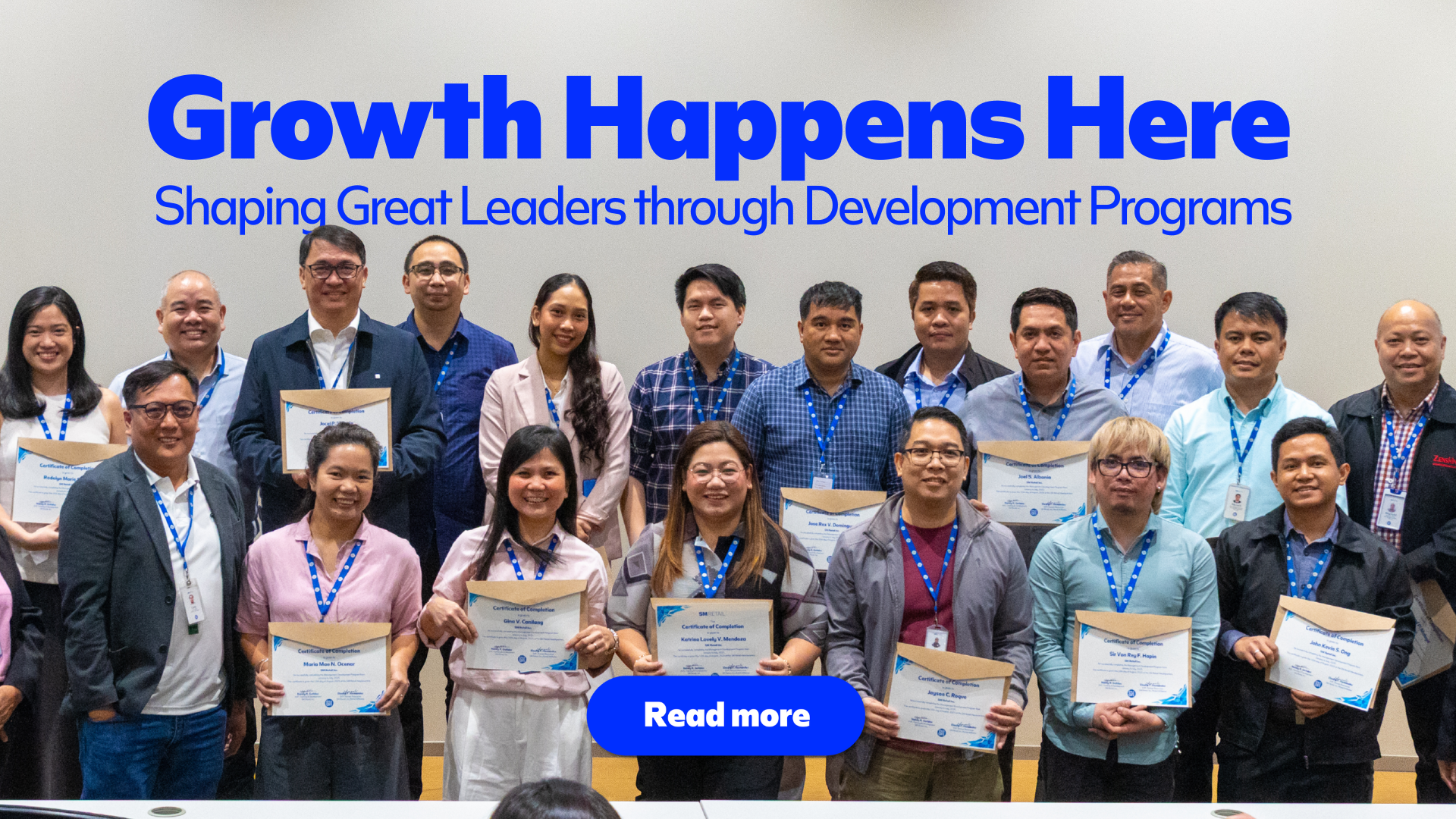 Growth Happens Here: Shaping Great Leaders through Development Programs 
