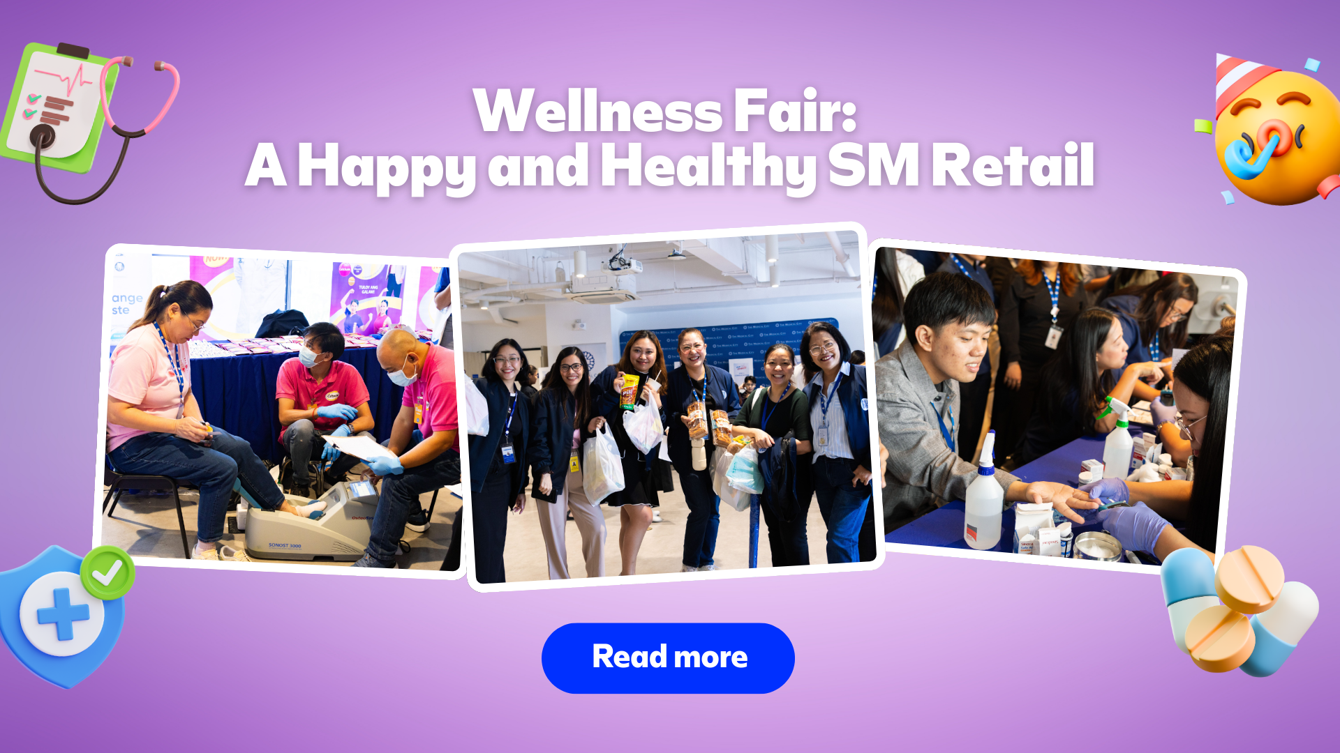 Wellness Fair: A Happy and Healthy SM Retail