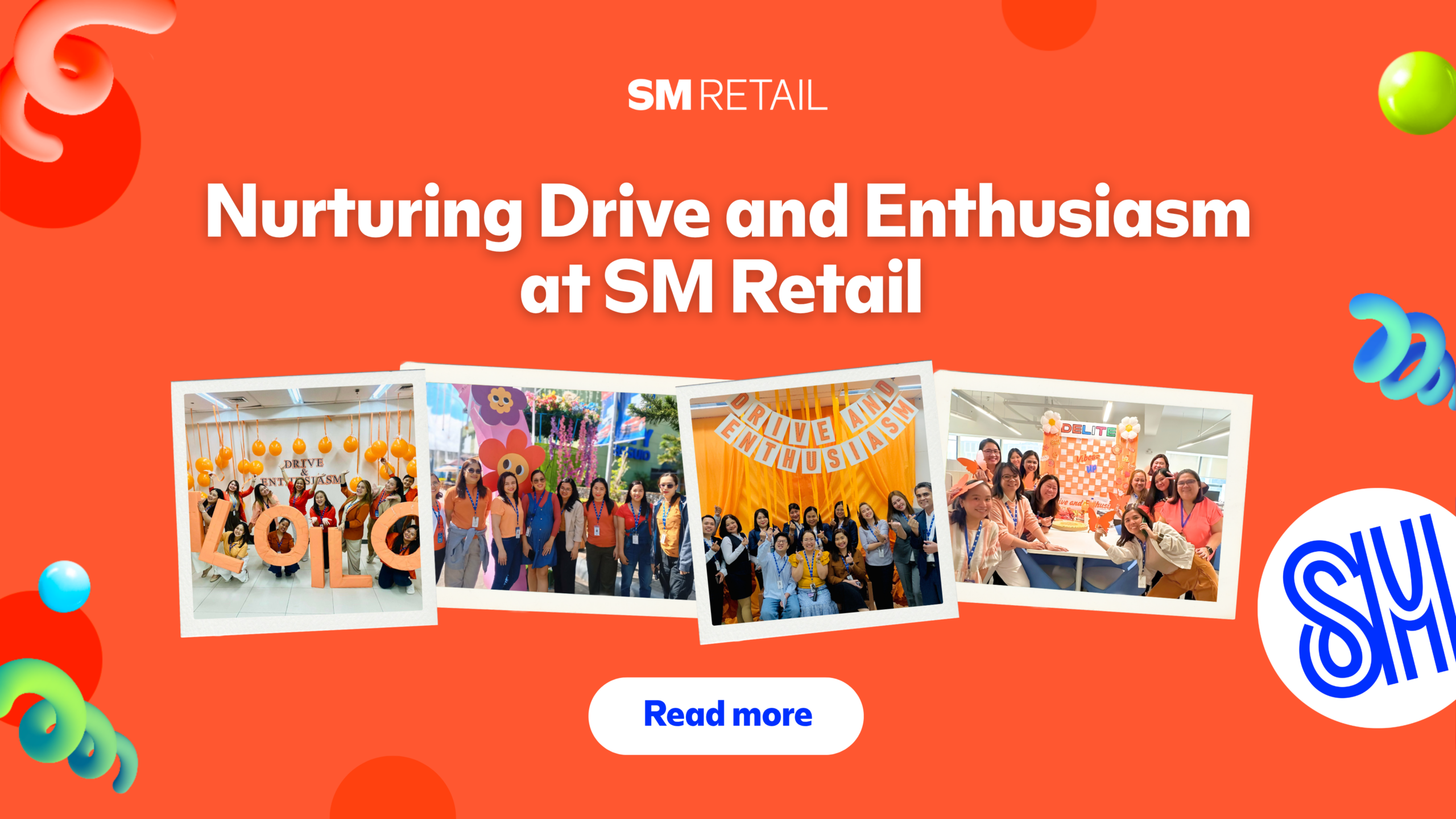 Nurturing Drive and Enthusiasm at SM Retail